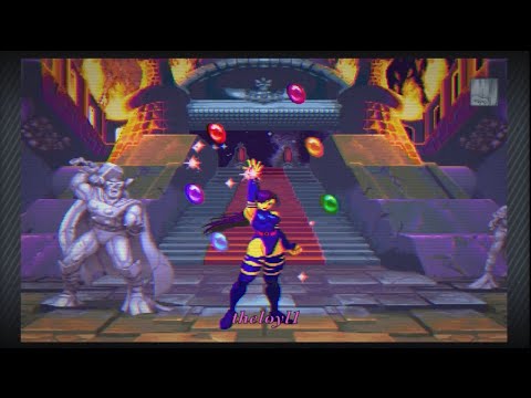 Marvel Super Heroes - (Psylocke) Final Boss Battle vs. Thanos & finale