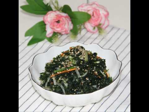 How to make sweet and sour seaweed dish, seaweed salad