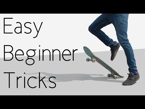 Easy Beginner Skateboard Tricks (2021)