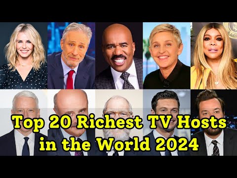 Top 20 Richest TV Hosts in 2024: Who’s Leading the Pack?