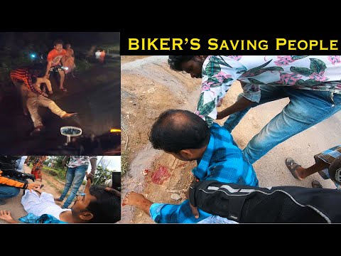 😰Biker's Saving Lives😍  | Two Accident's In One Day....! | #rws