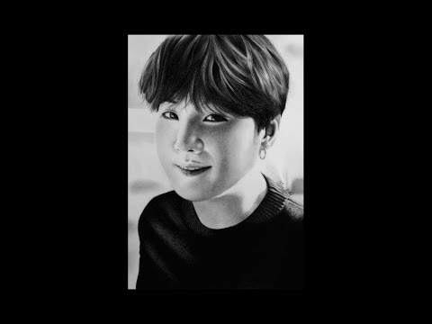 Yoongi (윤기) / Suga (슈가) ♥ BTS (방탄소년단) ♥ Speed Drawing ♥ Kpop