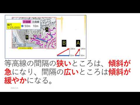 50地形図の読み取り方（等高線）