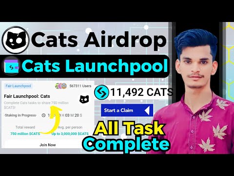 Bitget Wallet Cats Airdrop Join | Bitget Wallet Fair Launchpool Cats Airdrop | Cats Airdrop Claim