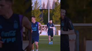 MESSI NO TREINO DA SELEÇÃO ARGENTINA