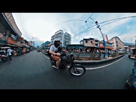 Quick Motorcycle Stroll Through Vibrant Streets of Manila | Honda TMX 125 PURE SOUND ASMR