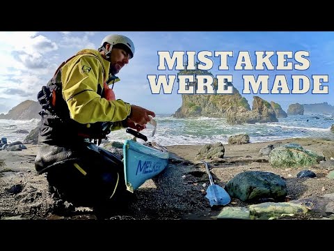 Sea Kayaking Disaster- Huge Wave Breaks My Kayak