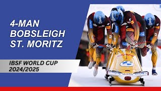 IBSF World Cup St. Moritz - 4-Men Bobsleigh - Heat 1