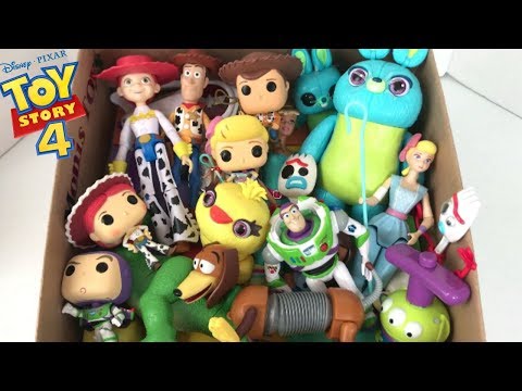 Disney Pixar Toy Story 4 New Toys Woody Jessie Buzz Lightyear Bunny Space Alien Ducky Bo Peep Rex