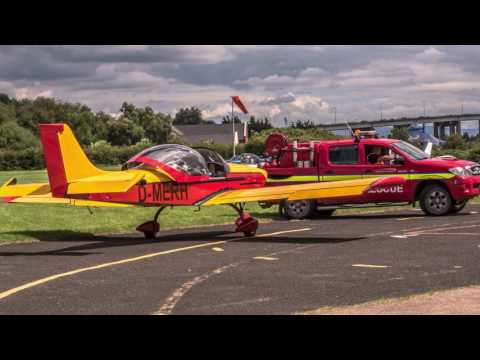 Eight Breezer Light Aircraft visit City Manchester Airport