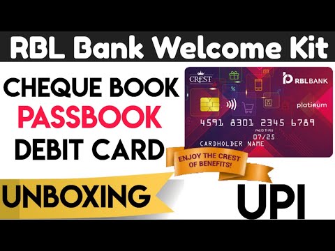 RBL Bank Saving Account Welcome Kit Unboxing | Best Debit card Unboxing |