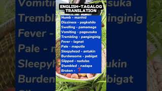 EngLish TagaLog TransLation 2 #englishlearning #tagalogreading #kaalaman #kaalamantv #translation