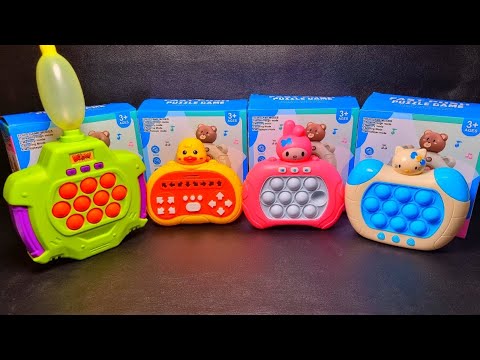 1 Minute Satisfying with Playing Push Game Pop It Eletrônico Fidget Toy ASMR No Talking