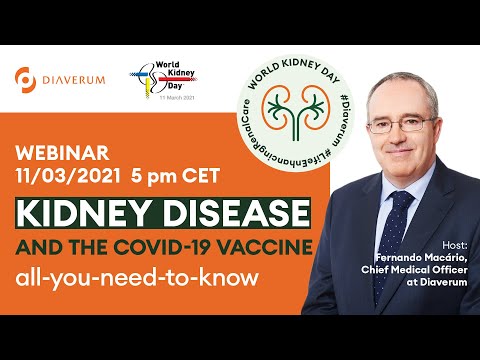 Diaverum   Webinar Kidney Disease & the COVID 19 Vaccine – all you need to know