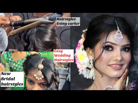 New Wedding Hairstyles Tutorial For Beginners | Very Easy Hair Do For Bridal