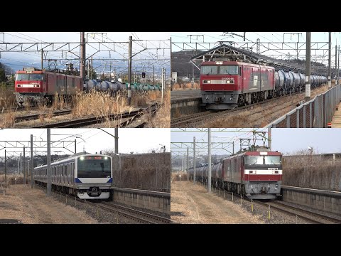 12/29/2024 Japan Railways: Oil Tank Cars & Local Train at Shirakawa & Shirasaka