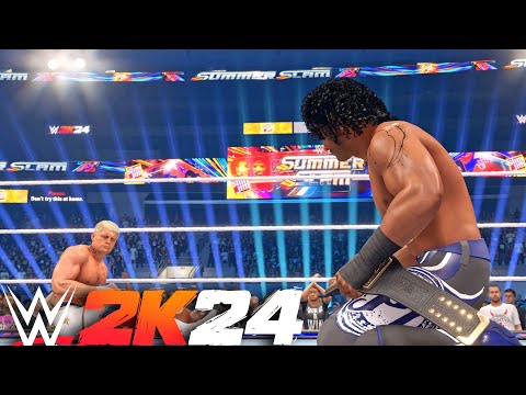 WWE 2K24 MyRise -  I Won The Universal Championship!!