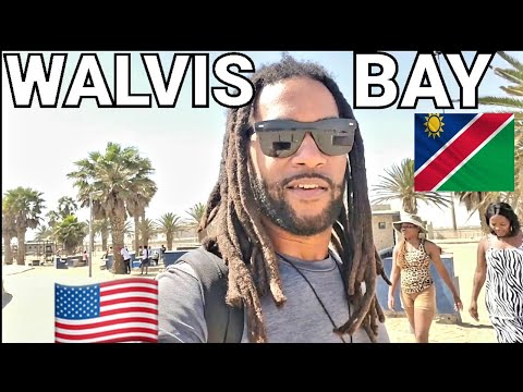 AFRICAN AMERICAN FiNDS BLACK SIDE NAMIBIA WALVIS BAY | INDEPENDENCE BEACH @DeeMwango