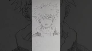 Drawing katsuki Bakugo | My Hero Academia #myheroacademia #anime #shorts