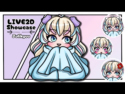 【Live2D Showcase】Vtuber Model Julikyuu | Juli Jelly Cuddly Model Art & Rigging