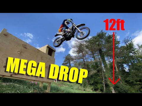 Building the MEGA DROP - Home enduro park