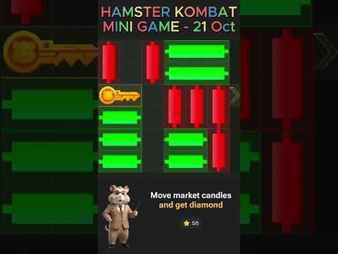 Hamster Kombat New Season Mini Game Solution 21 October 2024