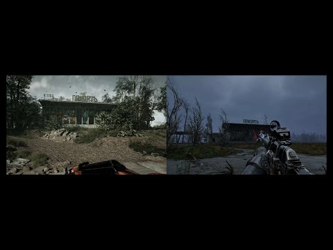 Pripyat Cafe in port - Chernobylite UE4 vs STALKER 2 UE5