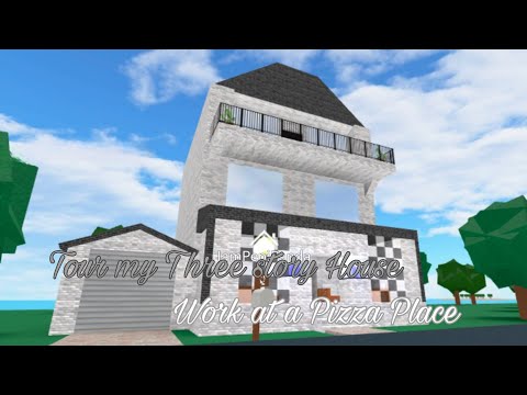 Tour my Three story House - Work at a Pizza Place 2024