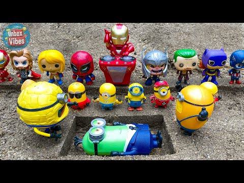 Satisfying with Unboxing DESPICABLE ME + Minions & MARVEL HEROS Speed Build