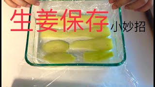 生姜保存小妙招～方法简单又实用【耍花招】Ginger preservation tips-simple and practical