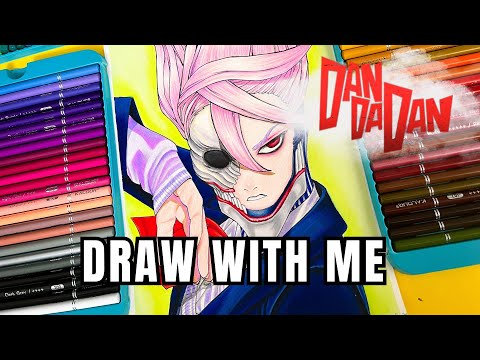 DRAW WITH ME AIRA YOKAI MODE  ダンダダン #dandadan #アニメ #ダンダダン