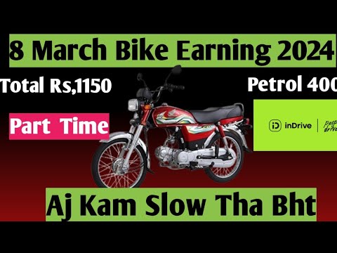 Friday Bike Earning 2024 ||Indrive Captain Earning In Pakistan