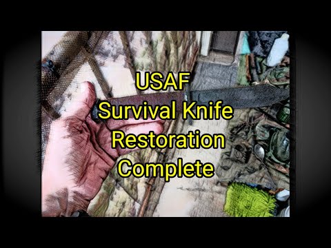 (1623) USAF Survival Knife Restoration🔪 Complete