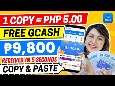 1 COPY = ₱5.00 FREE GCASH | P9,800 NARECEIVE KO AGAD ISANG SEGUNDO LANG! JUST COPY PASTE 100% FREE 😱