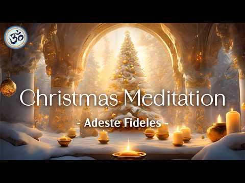 Christmas Meditation - Adeste Fideles - Oh Come All Ye Faithful - 396 Hz Flute Meditation