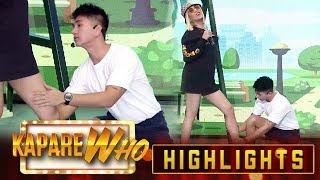 Hashtag Nikko puts lotion on Vice's legs | It's Showtime KapareWho