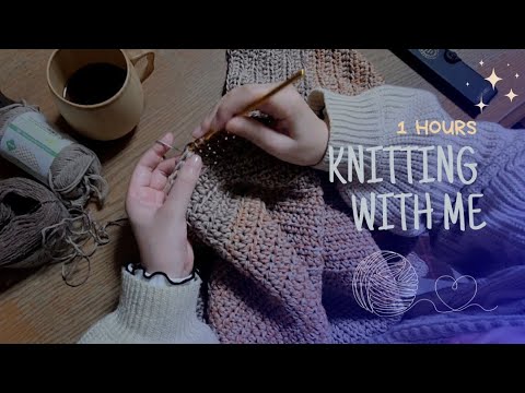 【Knitting with me! 】一緒に編み物をしよう🧶編み物作家はる【雑談】