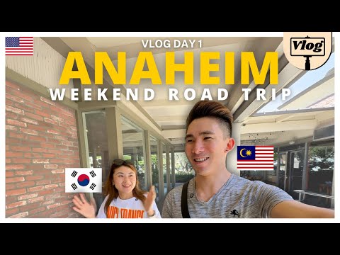 Anaheim California Vlog | Day 1 | Looking for Korean and Malaysian Food Mukbang