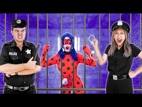 Miraculous Ladybug in Jail! Ladybug in Real Life by Crafty Hype