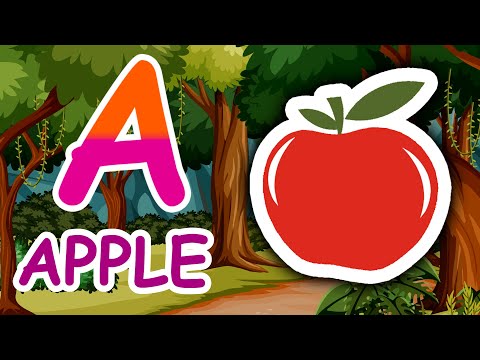 ABC Alphabet Vocabulary | Preschool Learning Videos | abcd for a for apple for kids