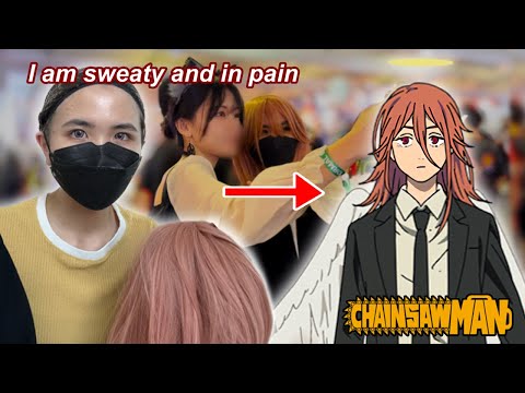 I tried COSPLAY for the FIRST TIME at an anime convention (everything hurts)