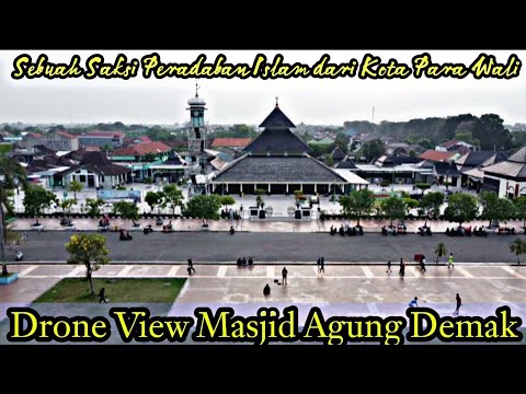 Drone View Masjid Agung Demak