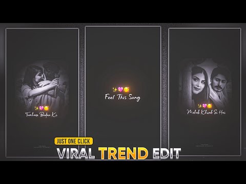 New Trending Aesthetic Photo moving Lyrics Video Editing in Alight Motion | Trending Reels Editing