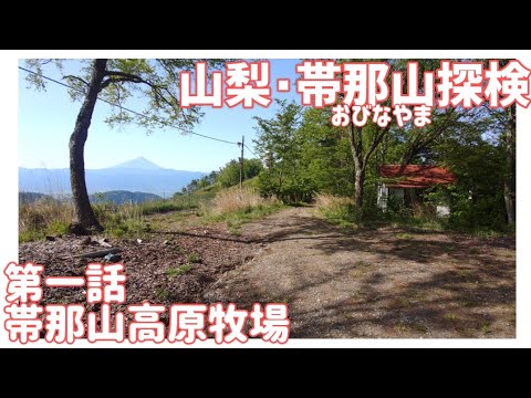 【ドライブ動画】山梨･帯那山探検　その1 帯那山高原牧場