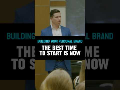 The best time to start building your personal brand is now.