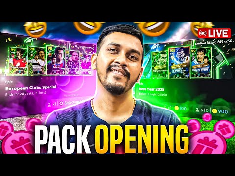 eFootball 25 Mobile Epic NEW YEAR 2025 Pack Opening + Trying New Epics | LIVE