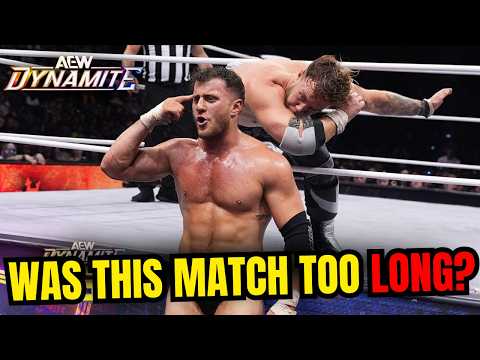 AEW Dynamite Review | MJF vs Will Ospreay Goes 60 Minutes & MJF Wins AEW International Championship!