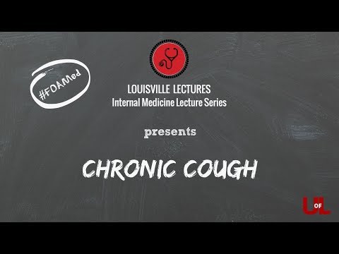 Chronic cough: Is it a symptom or a disease? Dr. Jonathan A. Bernstein