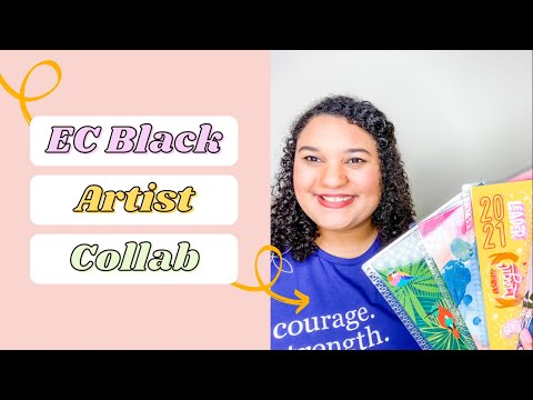 Erin Condren Black History Month Artist Collaboration