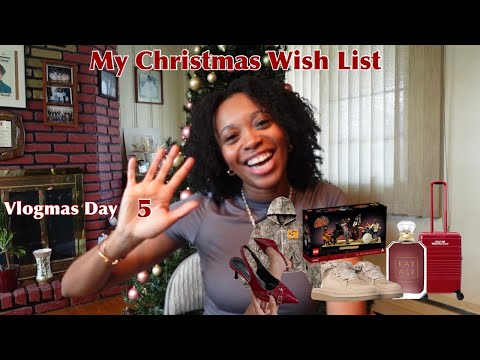 Vlogmas Day 5: My Christmas Wishlist🎄🎁